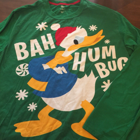 donald duck christmas shirt